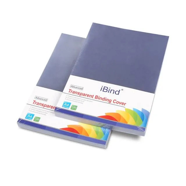 PVC BINDING COVERS 20 PVC BINDING COVERS 20